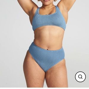 You Swim Aplomb high waist 2 piece in Plume